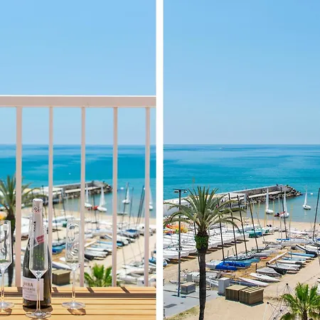 Oceanfront Penthouse With Terrace And Views Appartement Sitges